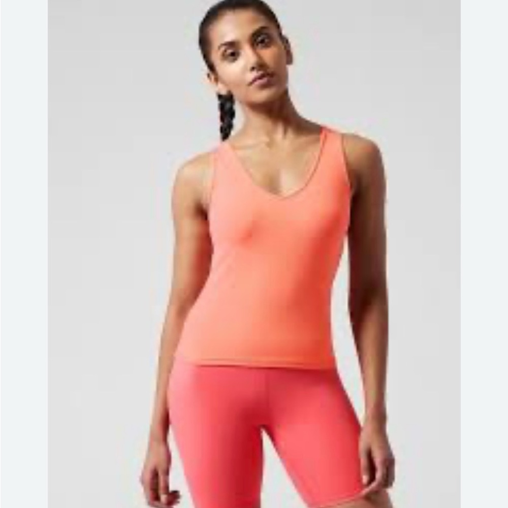 Athleta Tank Coral NWOT size medium